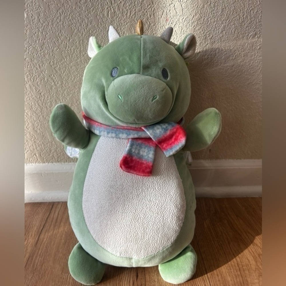 Squishmallow Hug Mees Jak Green Dragon 14" Soft Plush RARE